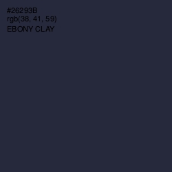 #26293B - Ebony Clay Color Image